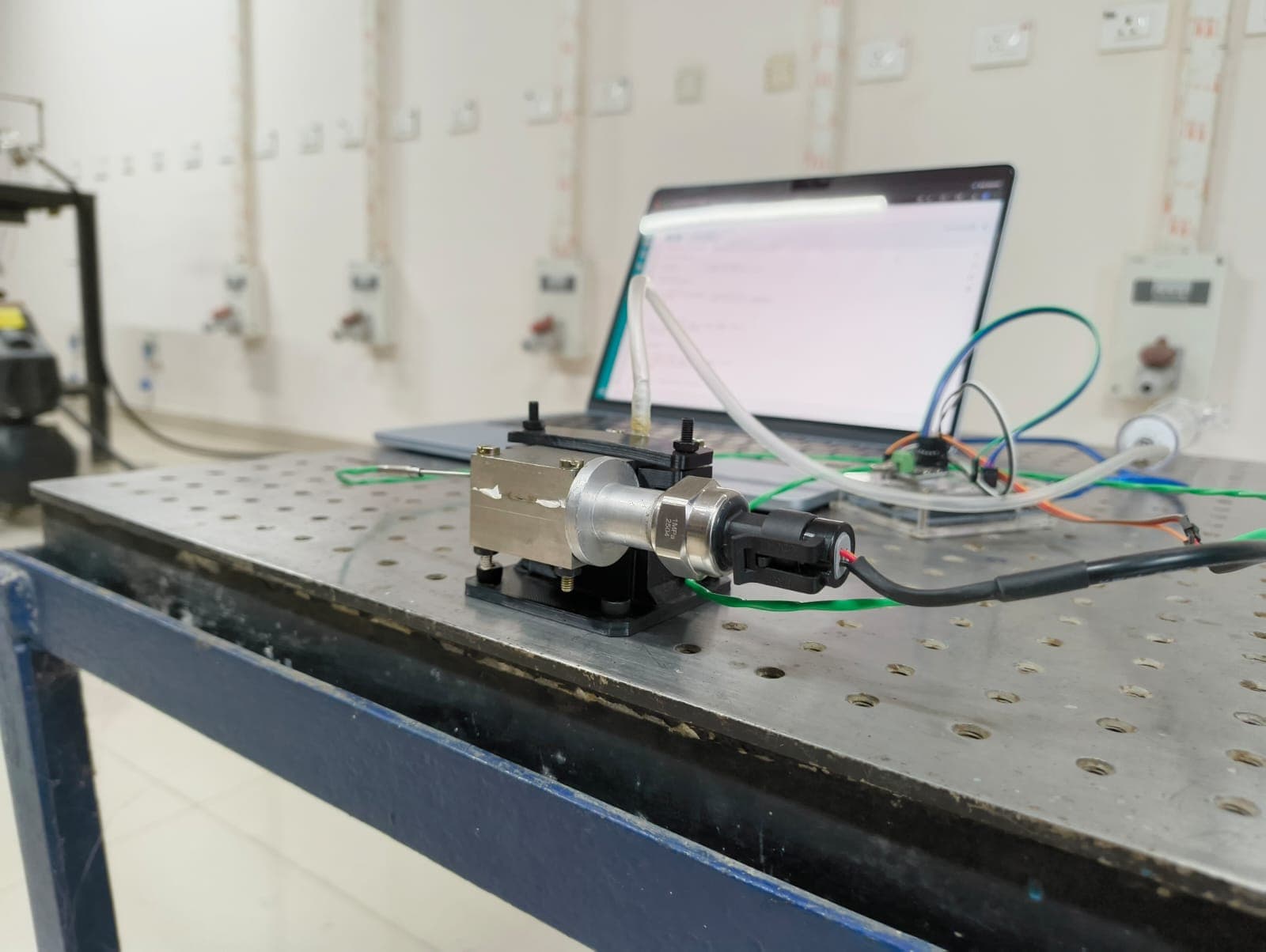 In-house thruster test bench at IIT Kanpur